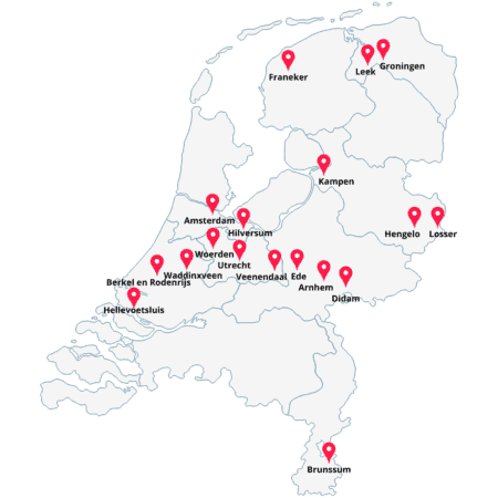 IMPACT leefstijltrainers door heel Nederland